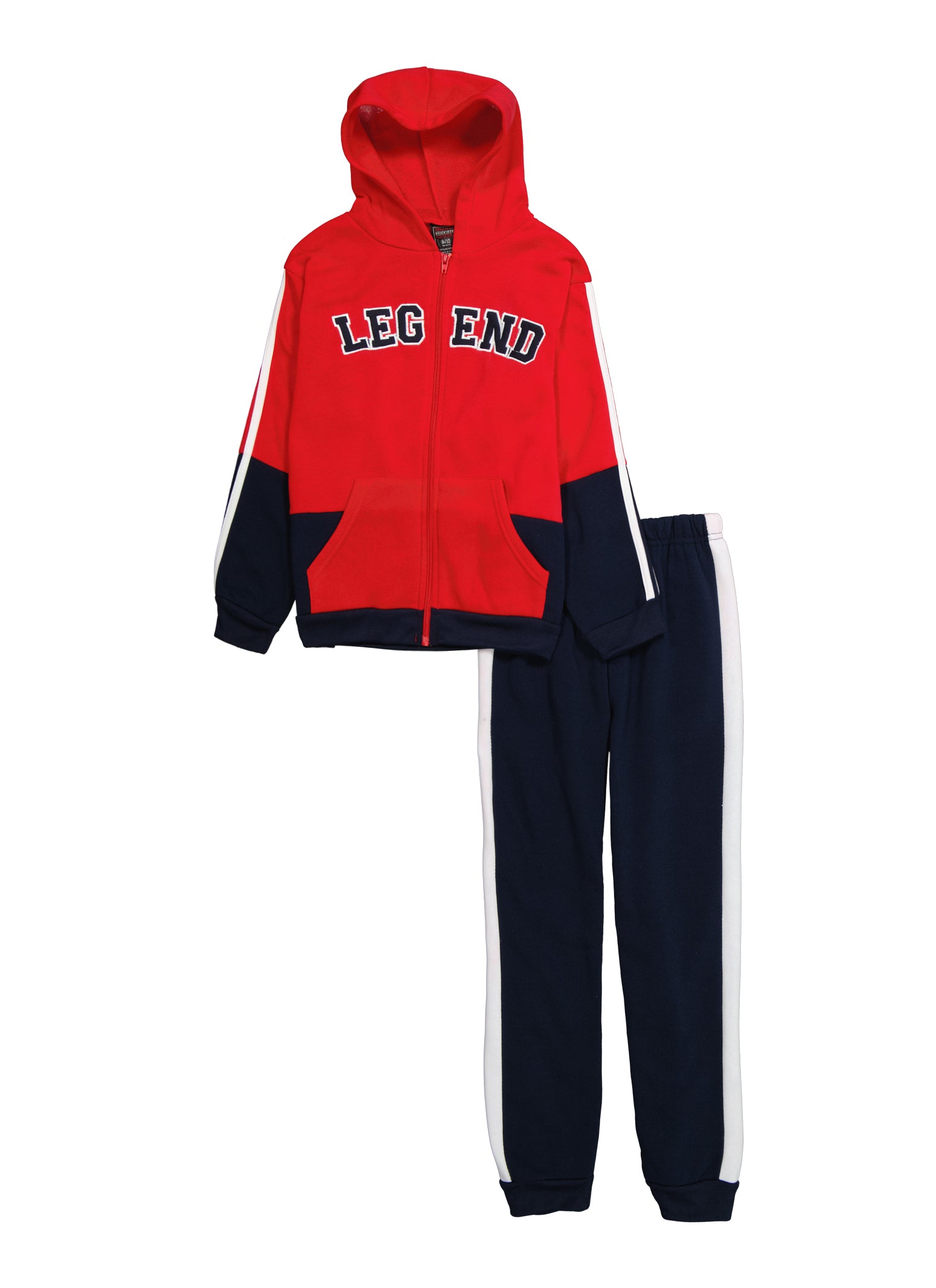 Boys Color Block Legend Graphic Hoodie and Joggers