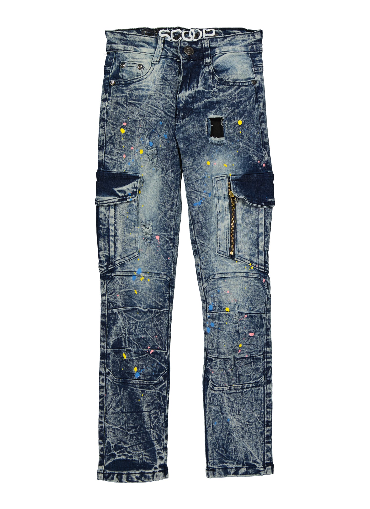 Boys paint splatter on sale jeans