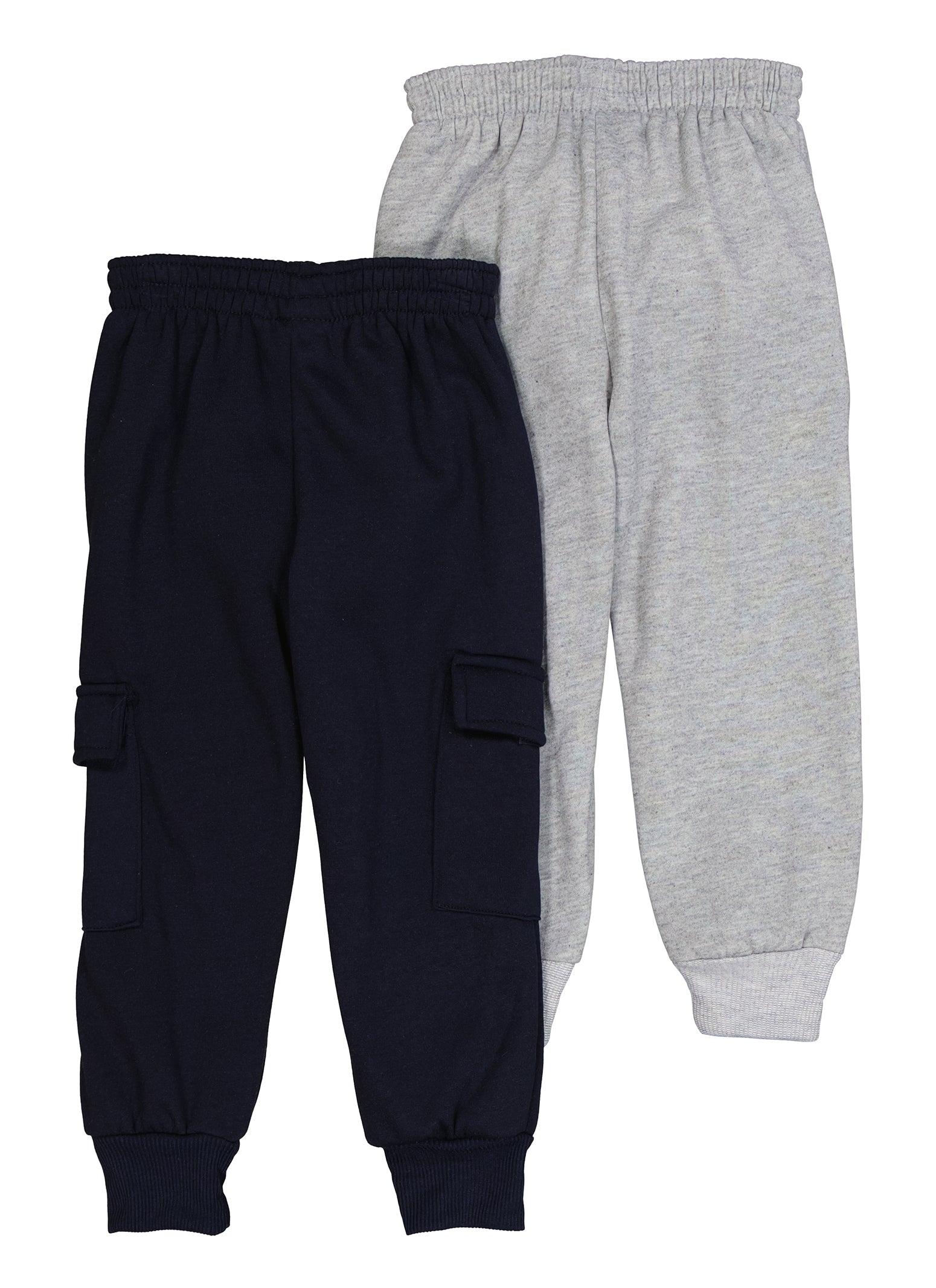 Little Boys 2 Pack Cargo Joggers - Navy