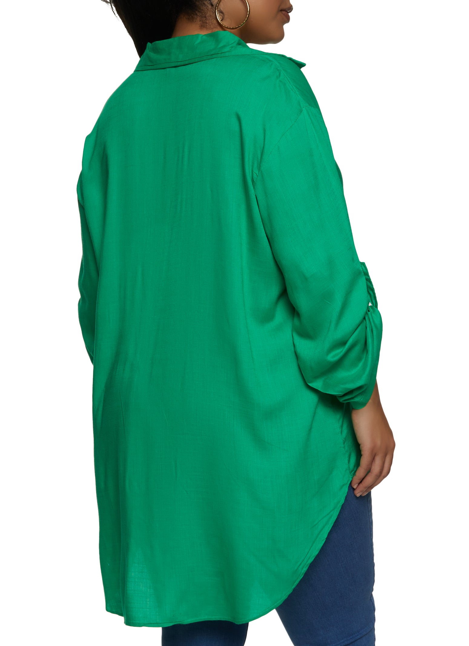 plus-size-tabbed-sleeve-v-neck-high-low-shirt