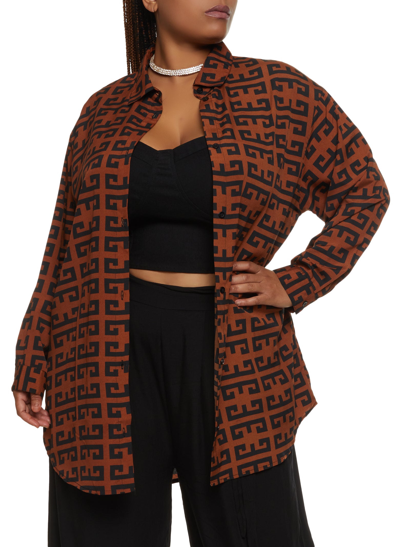 Plus size 2025 fendi shirt