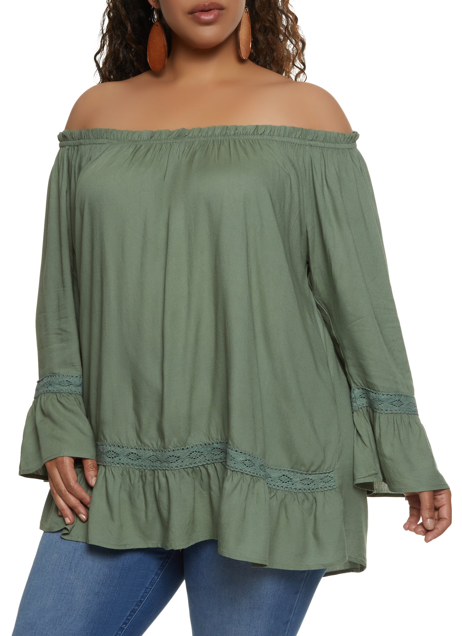 Off the best sale shoulder peasant blouse