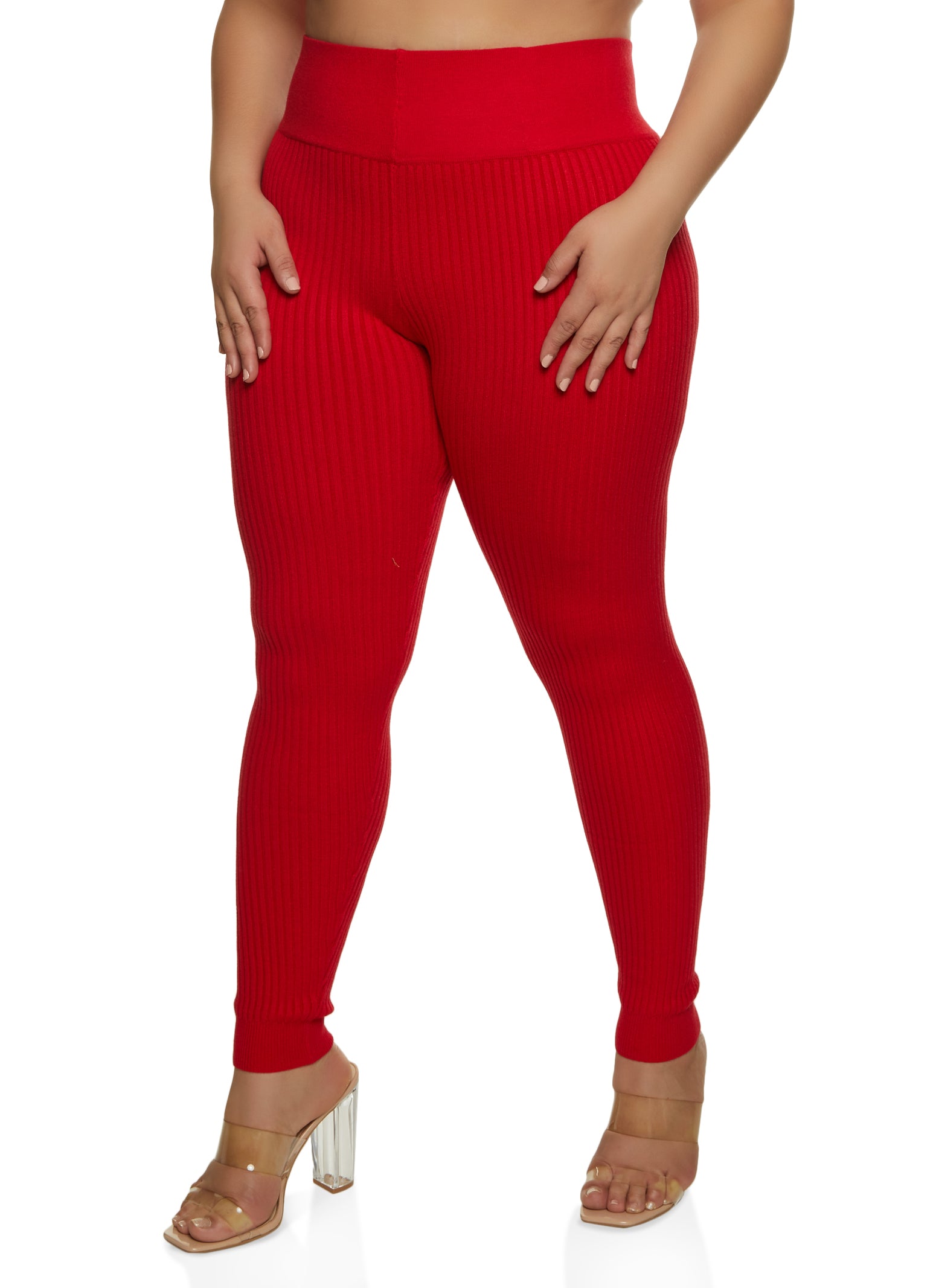 Plus Size Red Tights & Leggings.