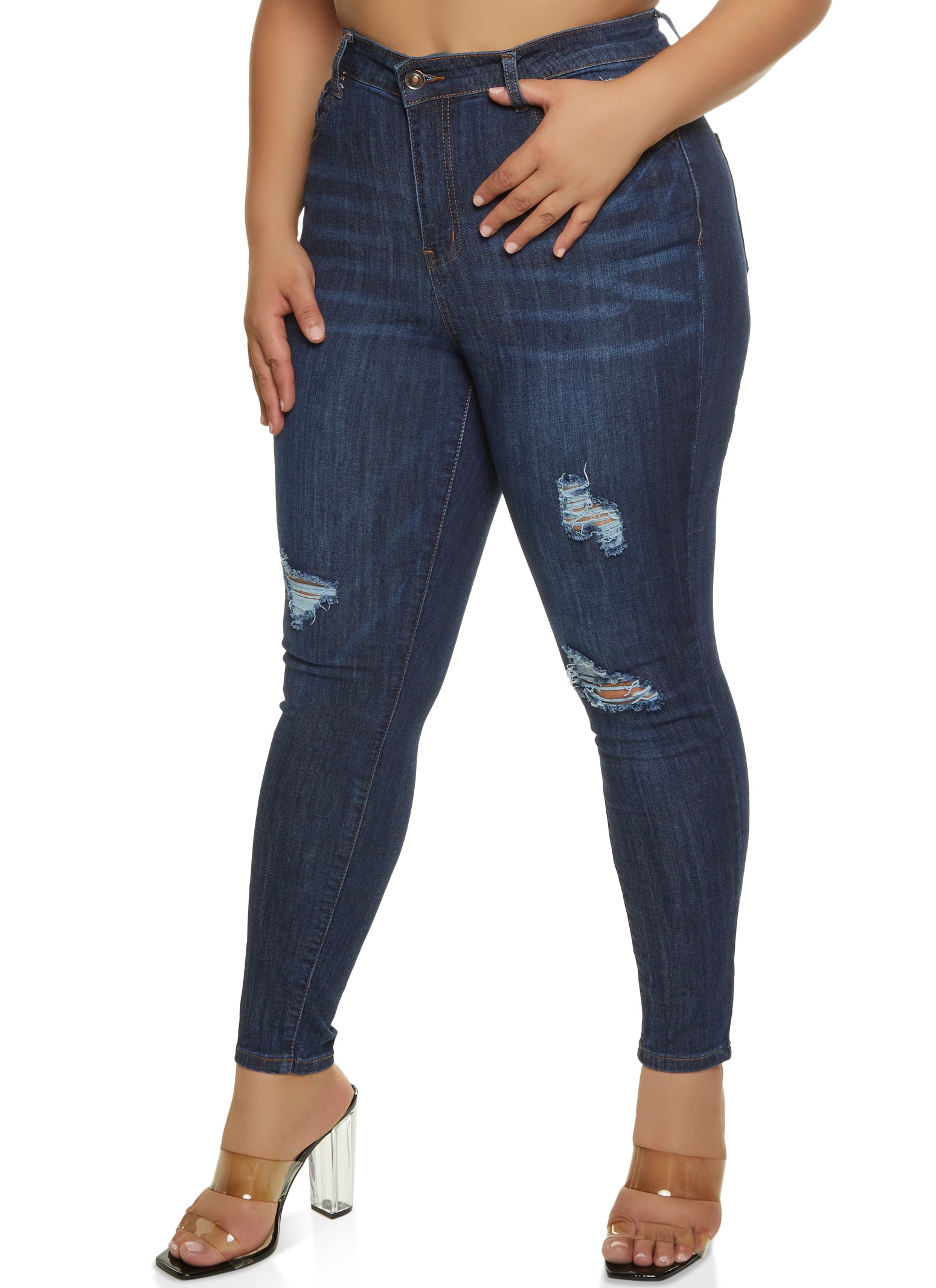 Boyfriend Hole Ripped Jeans Women Pants Cool Denim Vintage skinny push –  CowgirlsCloset