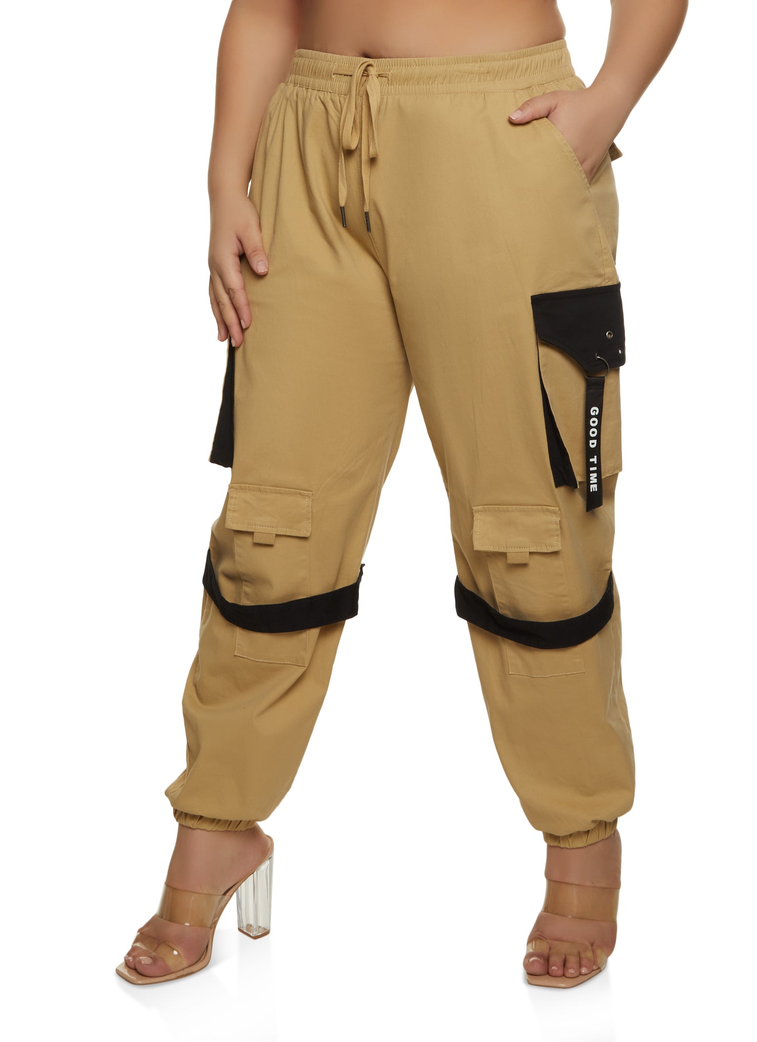 Plus Tapered Cargo Pants