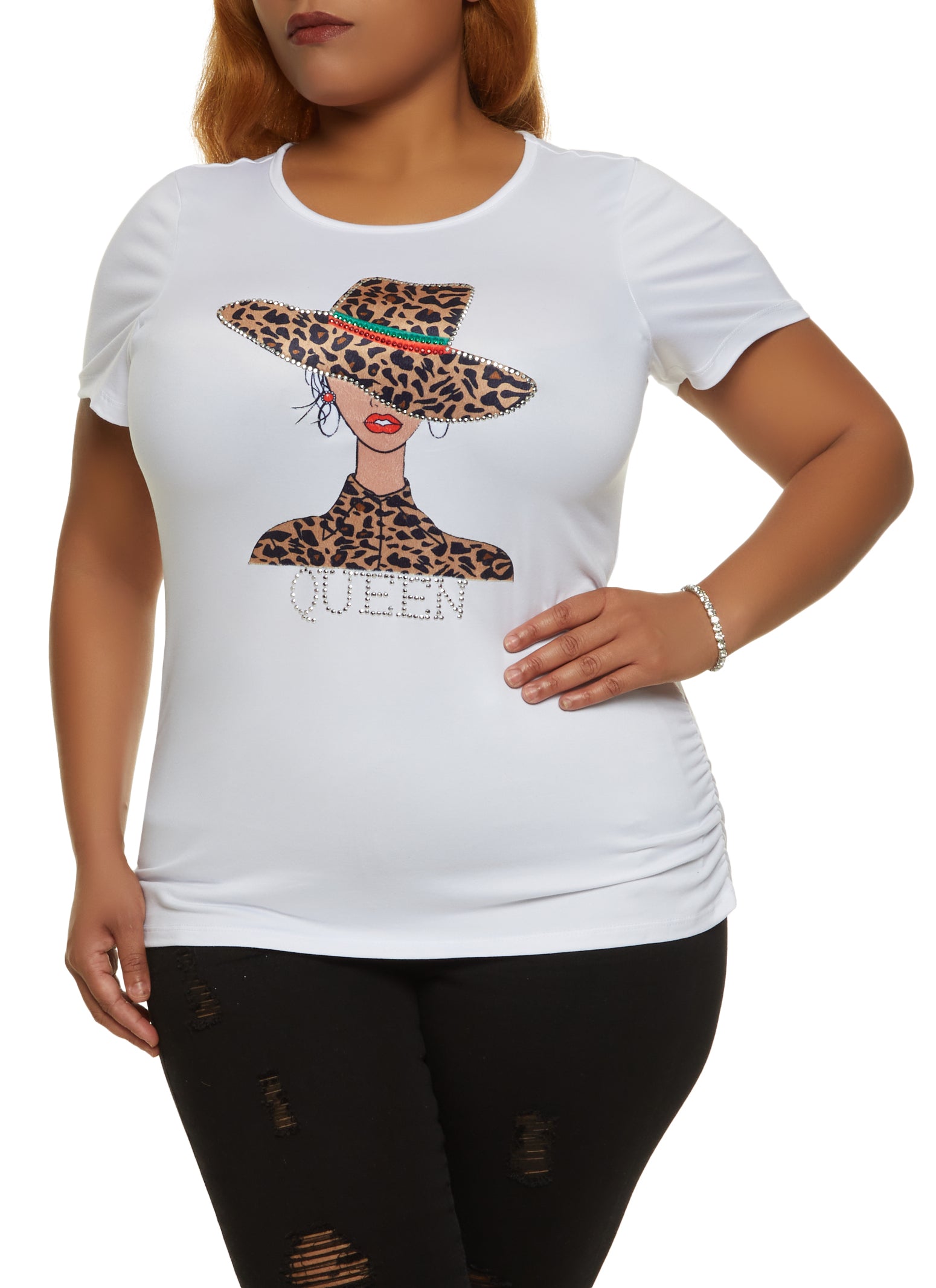 plus size womens graphic tees