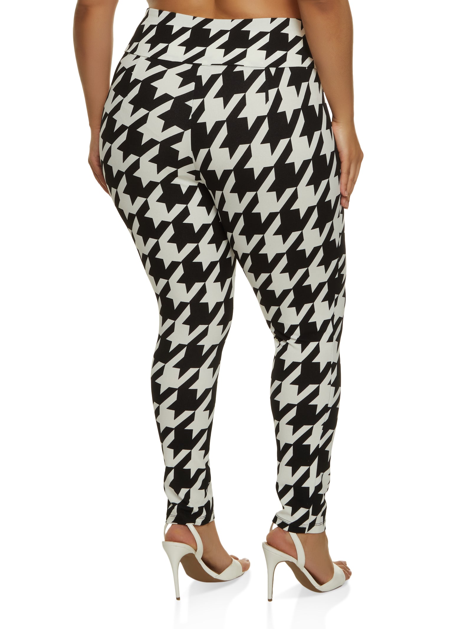 Brighter Days Swirl Checkered Leggings – F+I Collective