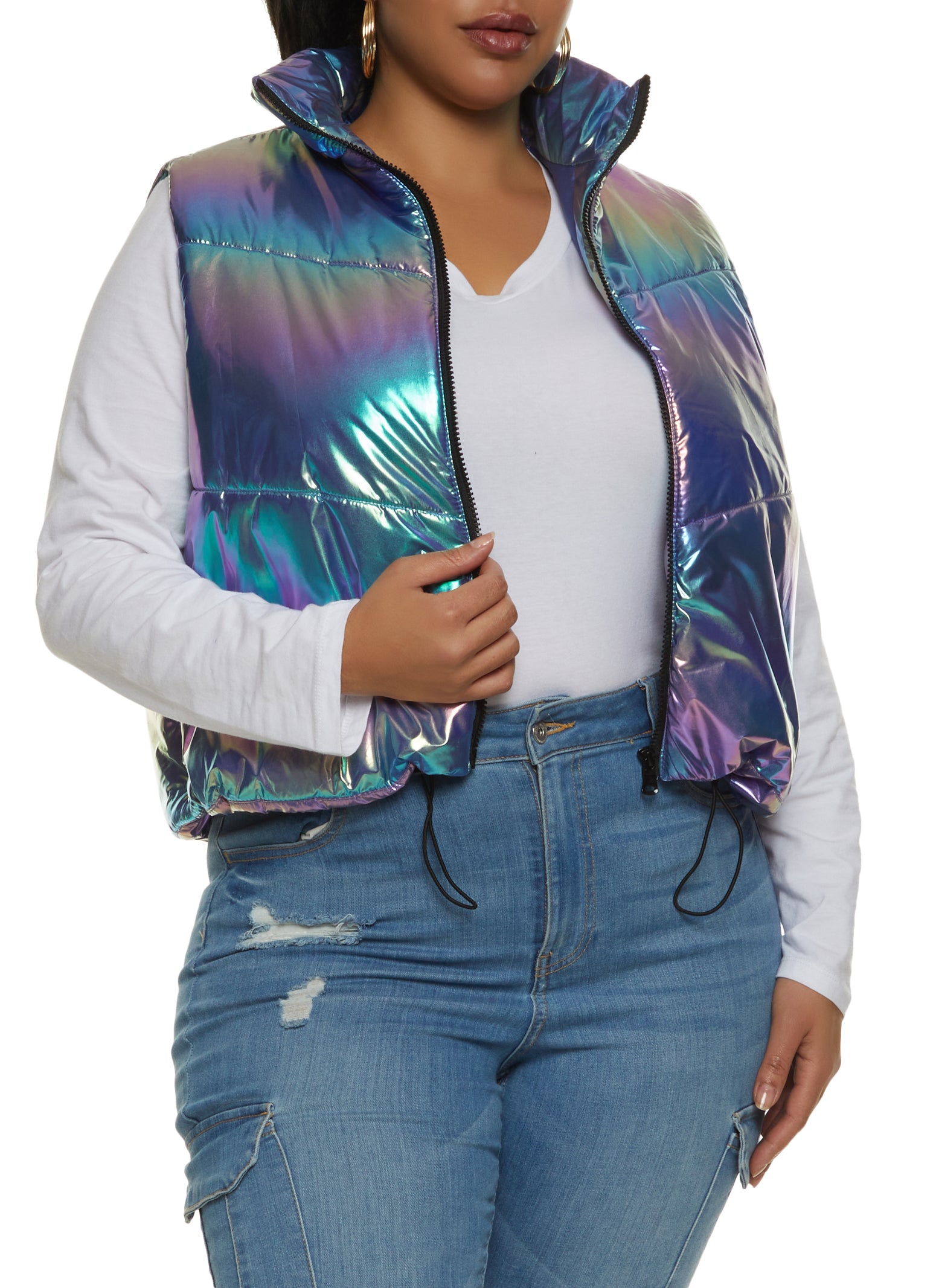 Iridescent vest hot sale