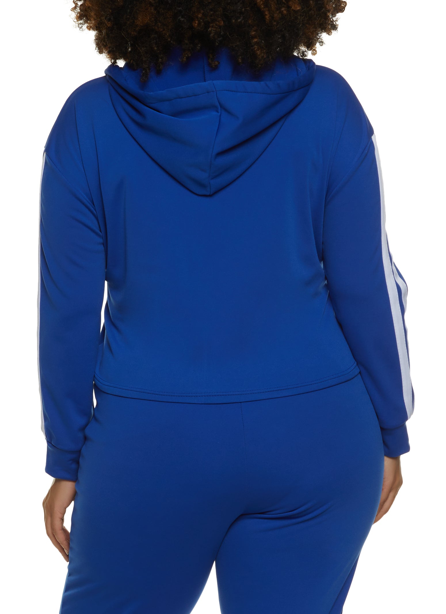 Plus Size New York Zip Front Graphic Hoodie