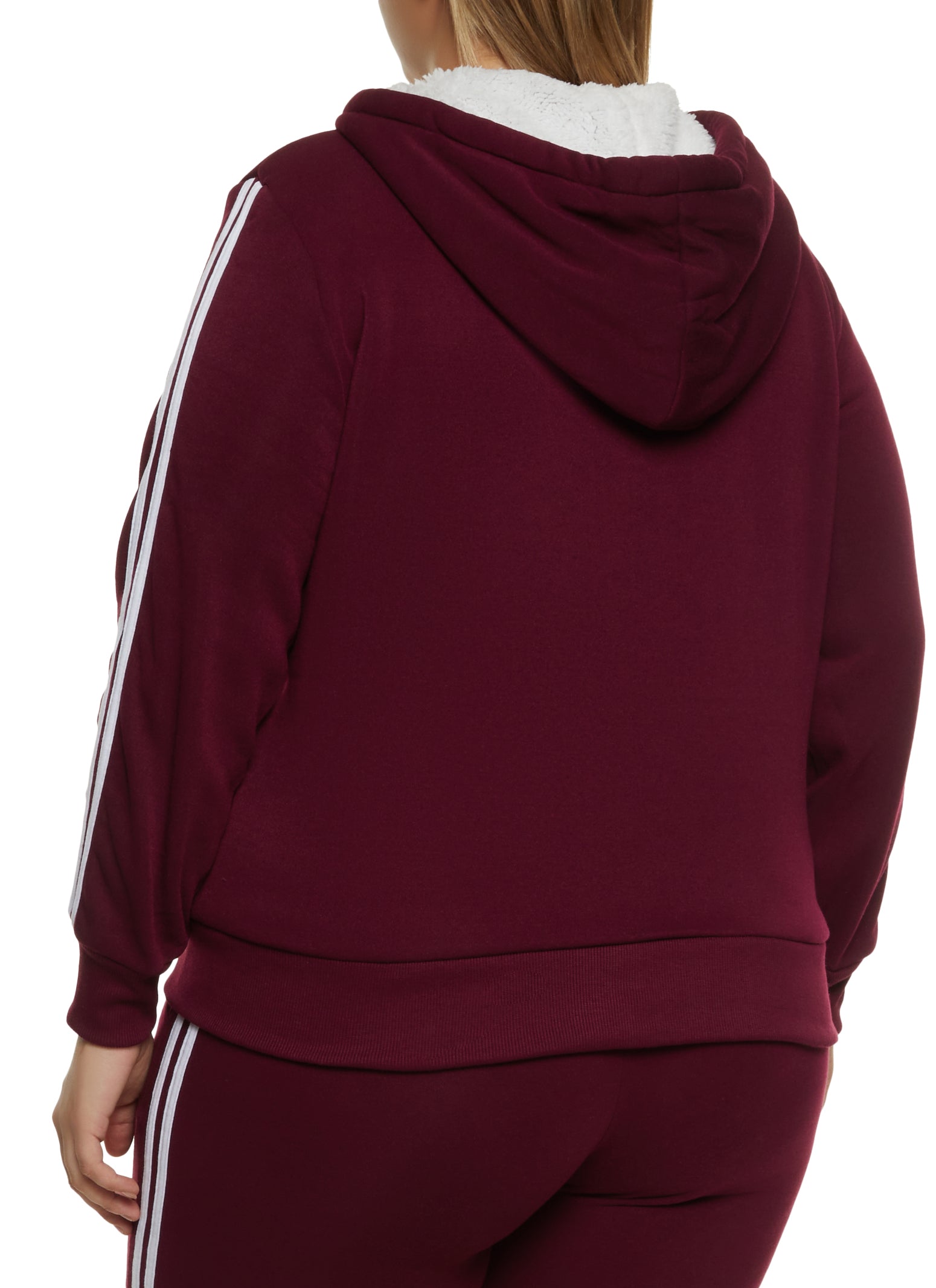 Burgundy adidas hoodie online womens