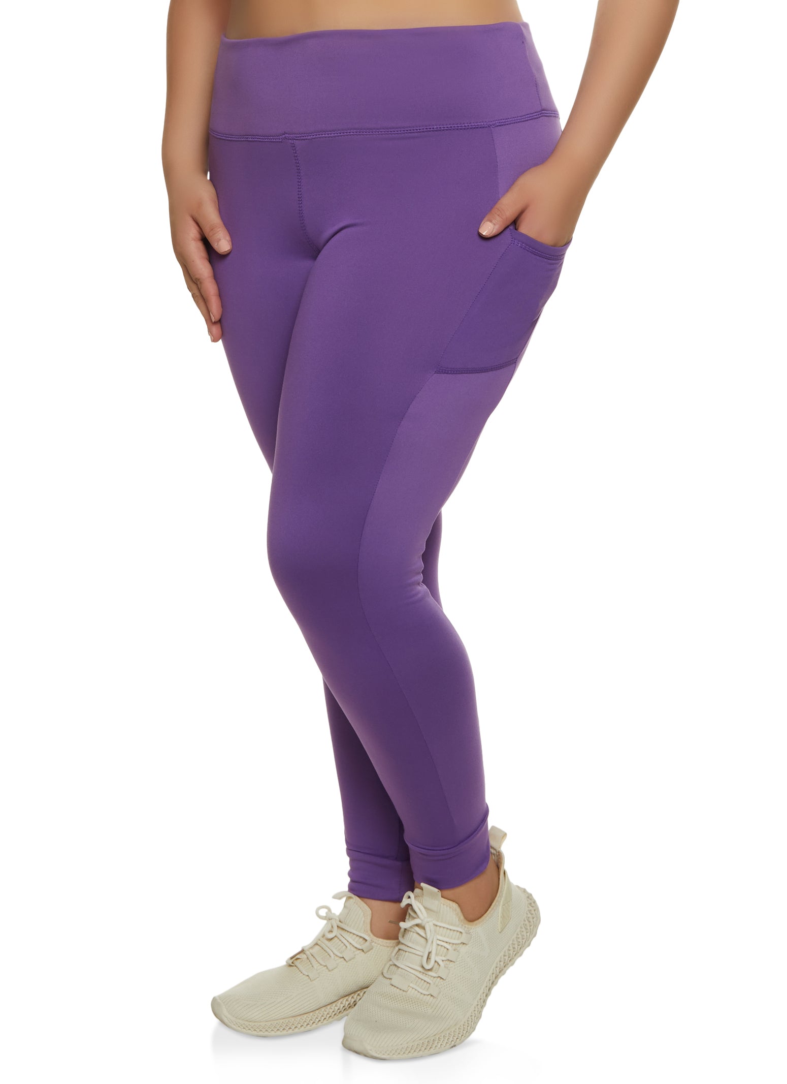 Plus Size Phone Pocket Leggings