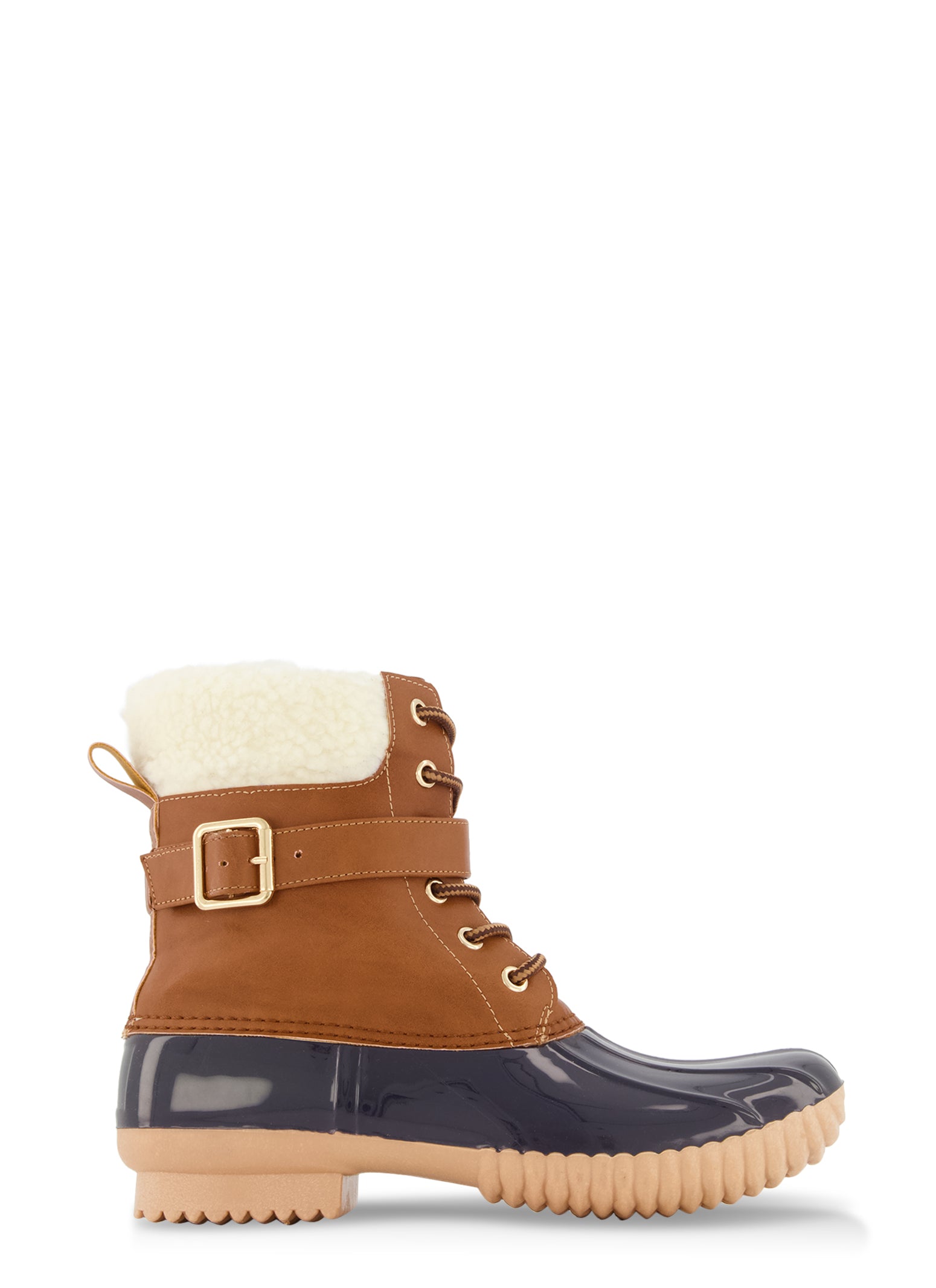 Sherpa lined cheap duck boots