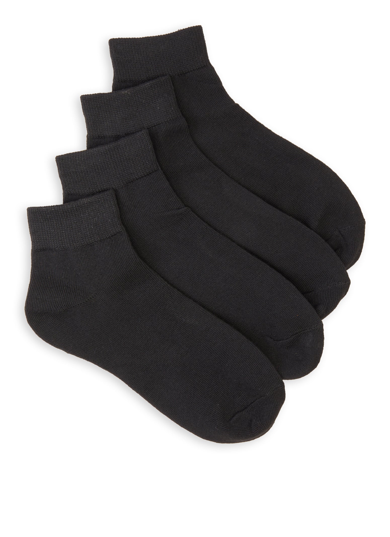 Set of 4 Black Socks Size 9-11