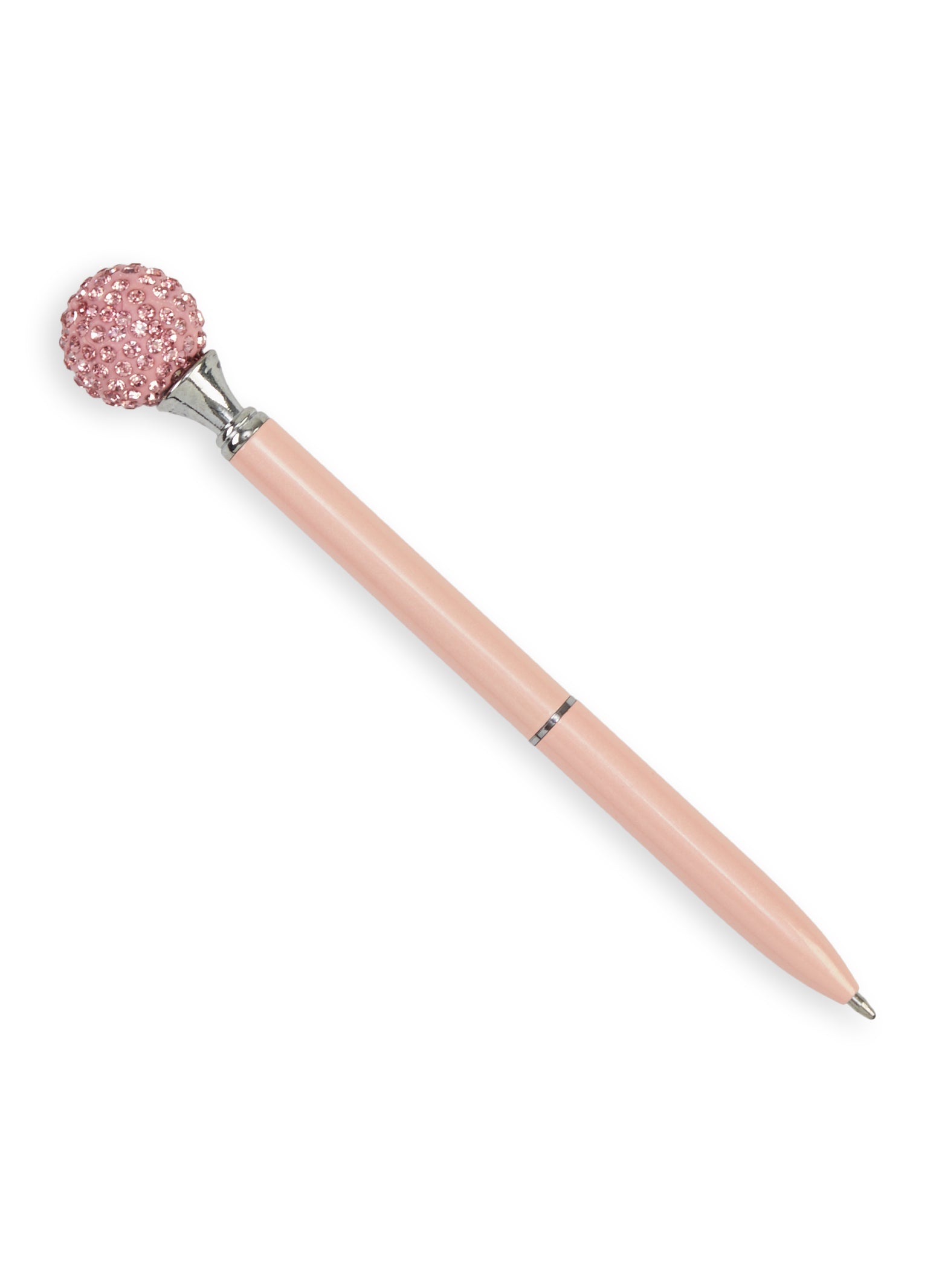 Jeweled Writing Pen - Pink + Diamond