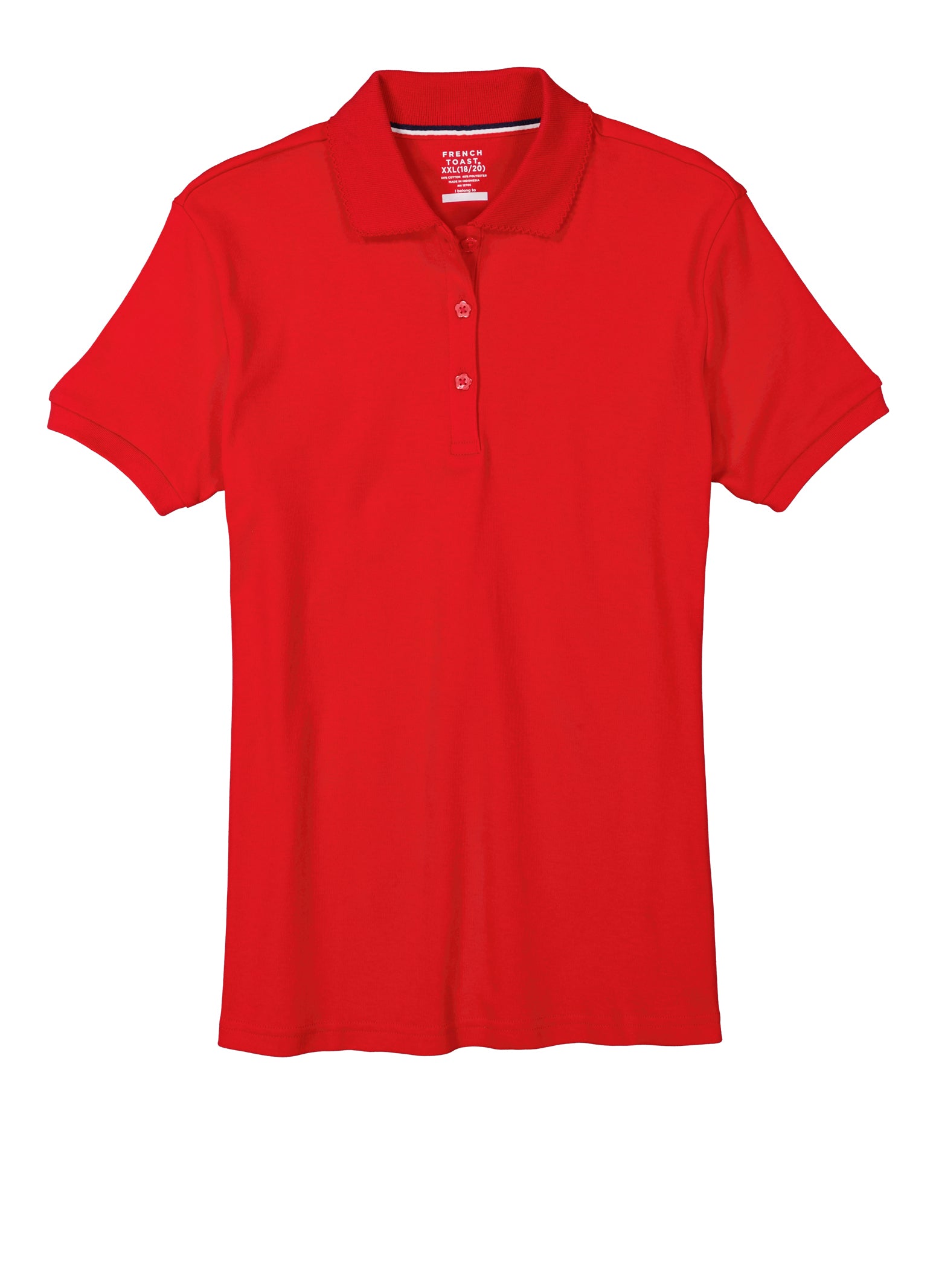 French Toast Girls 16 20 Short Sleeve Polo Shirt