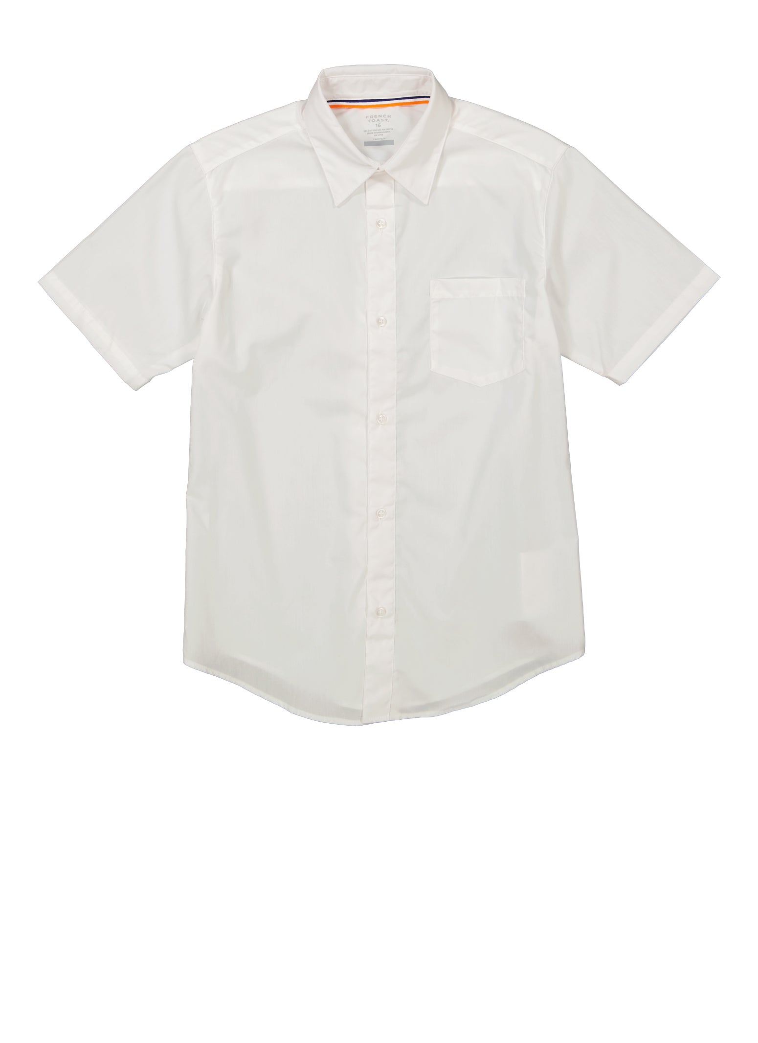 French Toast Boys 16-20 Short Sleeve Button Front Shirt