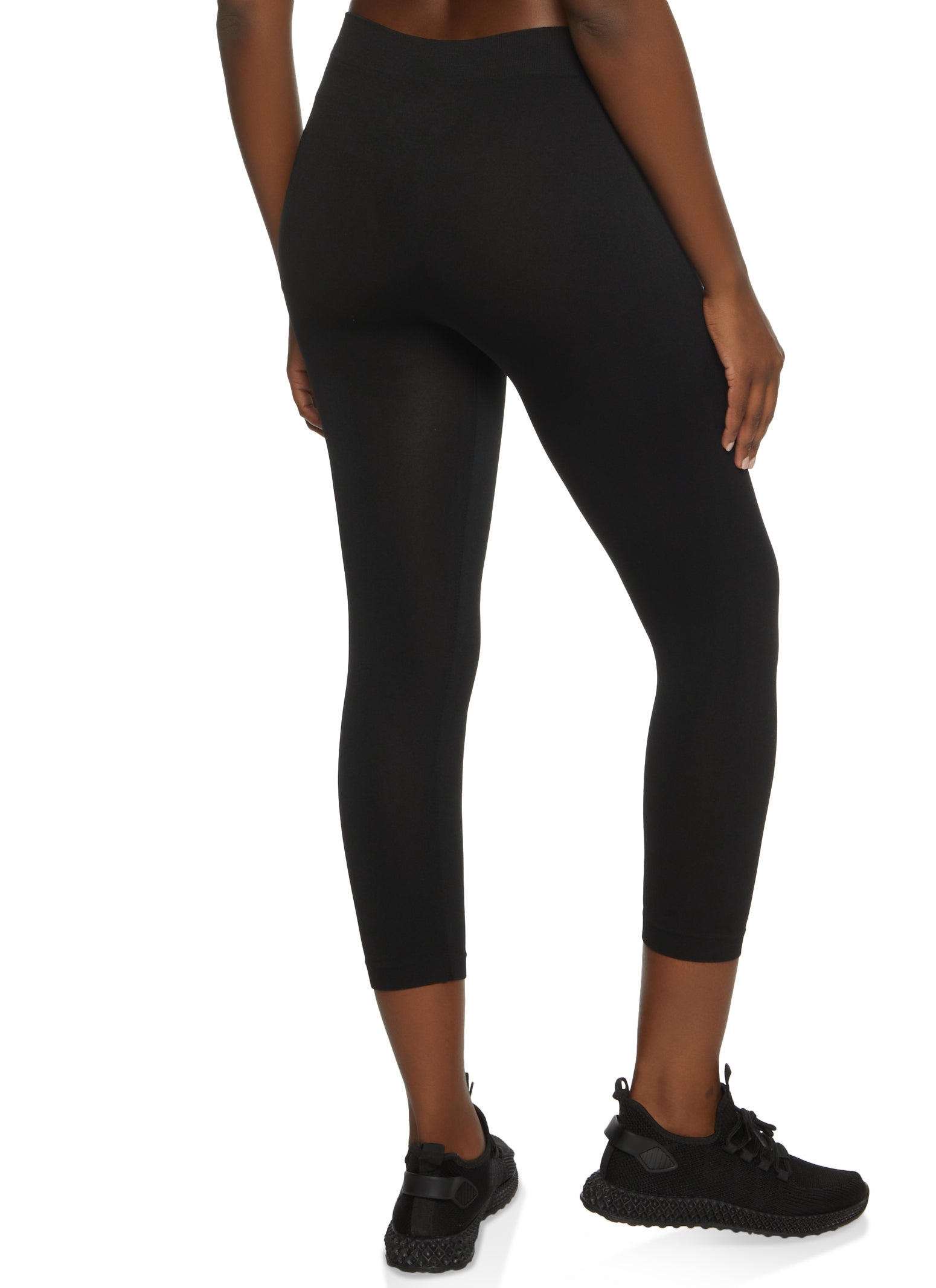 Seamless Cropped High Waist Leggings