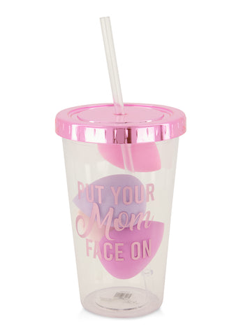 Mom Gift Set Water Tumbler Mom Wine Tumbler Scented Candle – Squishy Cheeks