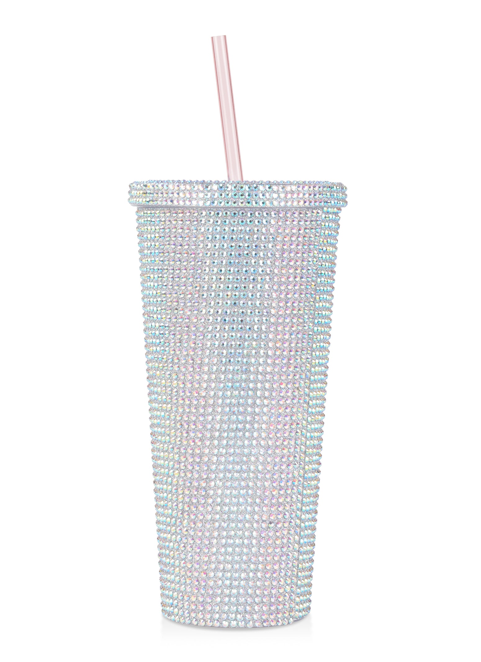 Metallic Rhinestone Studded Tumbler