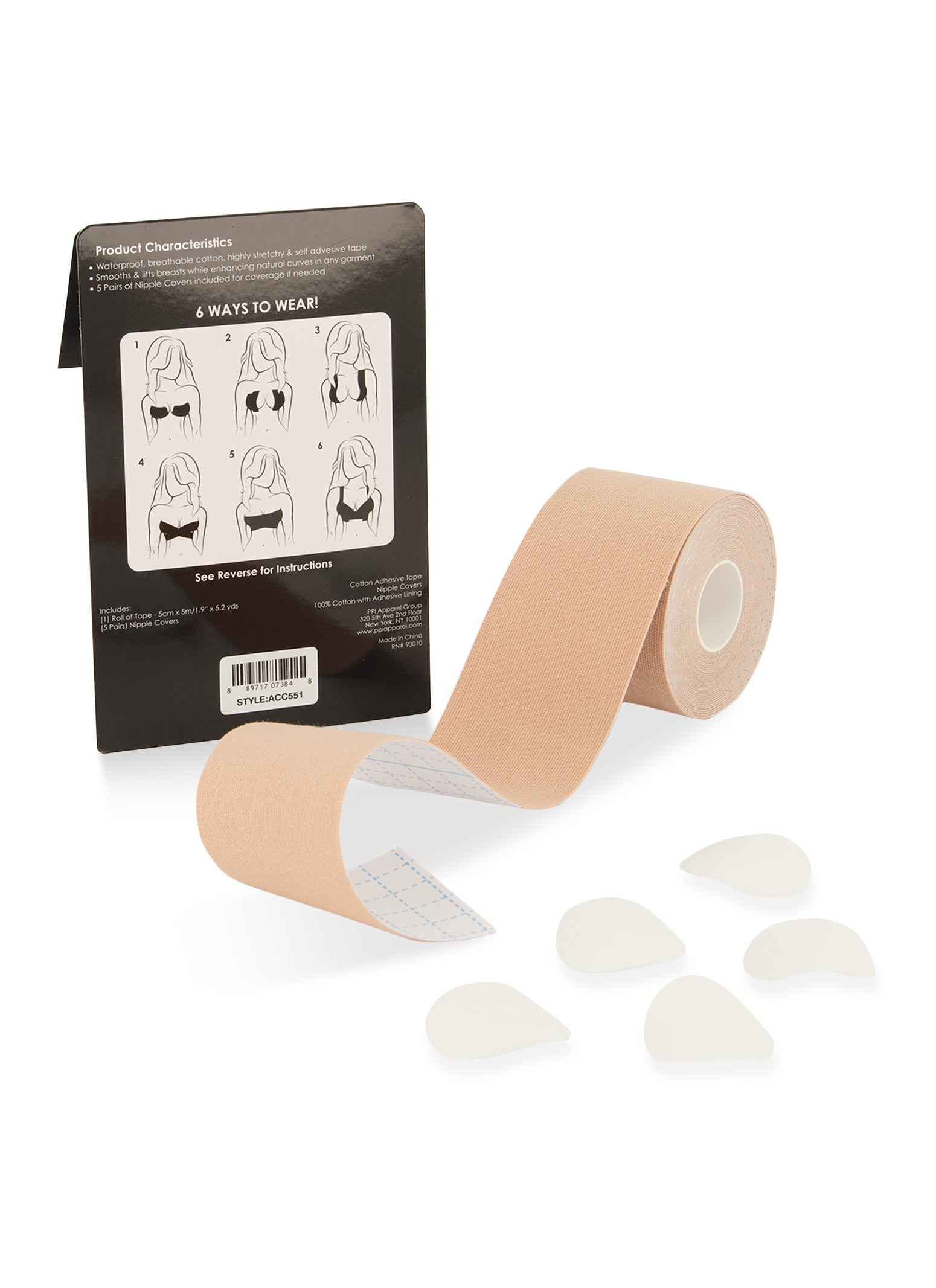Cotton Elastoplast Body Tape Breast Lift Boob Tape Breathable Push